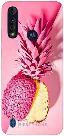 Etui pudrowy ananas na Motorola Moto G8 POWER Lite