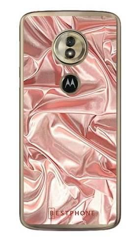 Etui różowy atłas na Motorola Moto G6 Play
