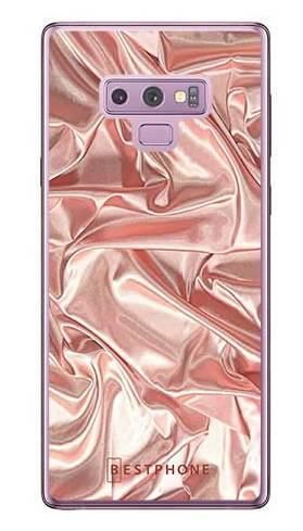 Etui różowy atłas na Samsung Galaxy Note 9
