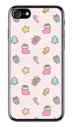 Etui świąteczne świąteczny pusheen na Apple iPhone 7 / iPhone 8 / iPhone SE 2020 / iPhone SE 2022