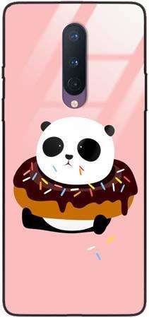 Etui szklane GLASS CASE panda w pączku  OnePlus 8 