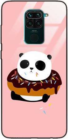 Etui szklane GLASS CASE panda w pączku  Xiaomi Redmi NOTE 9 