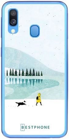Etui zimowy spacer na Samsung Galaxy A40