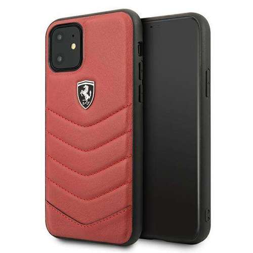 Ferrari FEHQUHCN61RE iPhone 11 czerwony/red hardcase Off Track Quilted