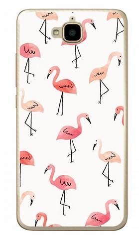 Foto Case Huawei Y6 PRO różowe flamingi