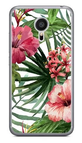 Foto Case Meizu MX5 kwiaty tropikalne