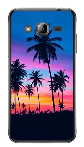 Foto Case Samsung GALAXY J3 (2016) wieczorne palmy
