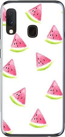 Foto Case Samsung Galaxy A20e białe arbuzy