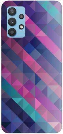 Foto Case Samsung Galaxy A32 5G fioletowa geometria
