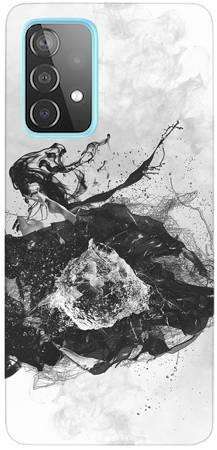 Foto Case Samsung Galaxy A52 5G czarno biały wybuch