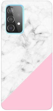 Foto Case Samsung Galaxy A53 5G biały marmur z pudrowym