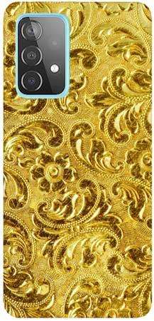 Foto Case Samsung Galaxy A53 5G złota perforacja