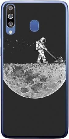 Foto Case Samsung Galaxy M30 astronauta i księżyc