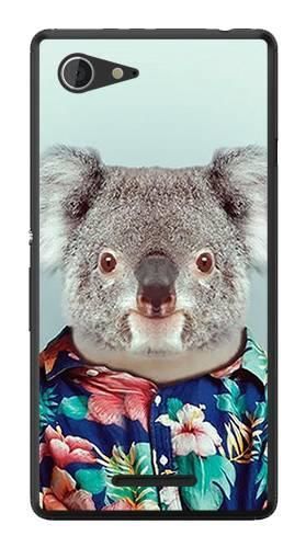 Foto Case Sony XPERIA E3 koala w koszuli