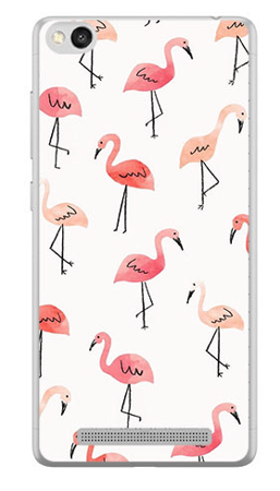 Foto Case Xiaomi REDMI 3 różowe flamingi