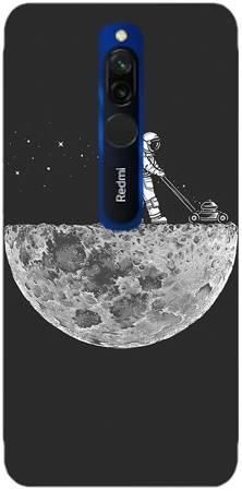 Foto Case Xiaomi Redmi 8 astronauta i księżyc