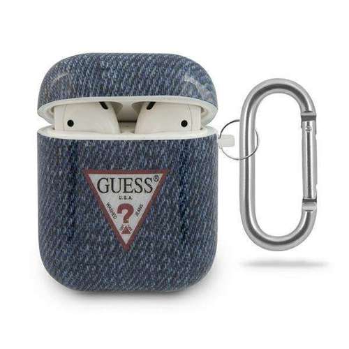 Guess GUACA2TPUJULDB AirPods cover granatowy/dark blue Jeans Collection