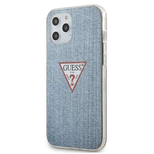 Guess GUHCP12LPCUJULLB iPhone 12 Pro Max 6,7"  niebieski/light blue hardcase Jeans Collection