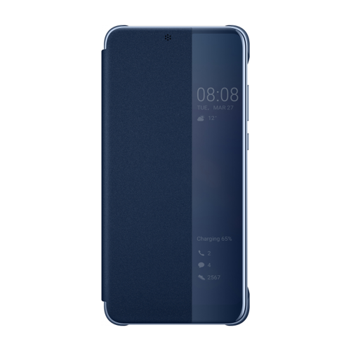 Huawei Smart View Flip Cover pokrowiec etui z klapką typu Smart Huawei P20 niebieski