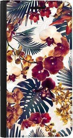 Portfel DUX DUCIS Skin PRO tropikalne kwiaty na Xiaomi Redmi 9C