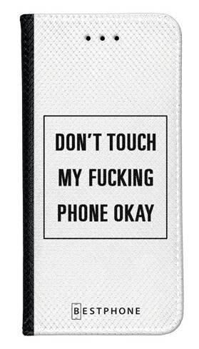 Portfel Wallet Case Apple iPhone 11 don't touch my phone