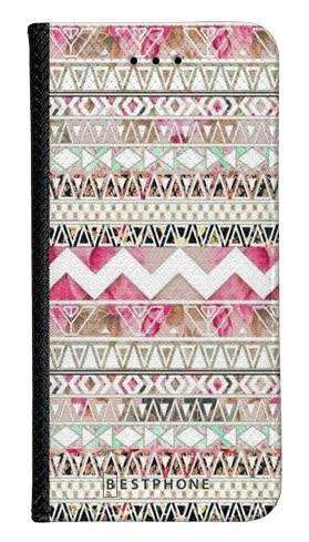 Portfel Wallet Case LG K22 różowy aztec