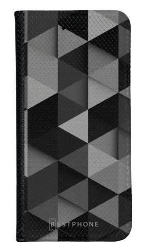 Portfel Wallet Case Samsung Galaxy Xcover 3 czarne trójkąty