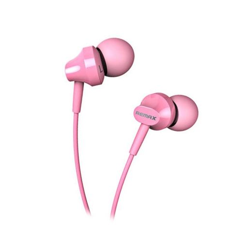 REMAX słuchawki z mikrofonem różowe