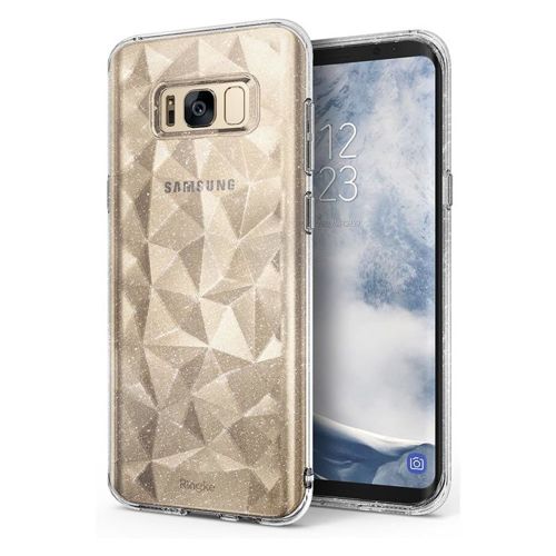 Ringke Air Prism Glitter błyszczące żelowe etui pokrowiec 3D Samsung Galaxy S8 G950 przezroczysty (APSG0009-RPKG)