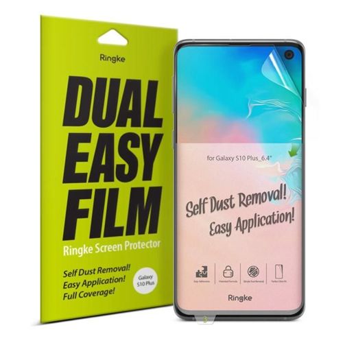 Ringke Dual Easy Film 2x łatwa w przyklejeniu folia Samsung Galaxy S10 Plus (ESSG0009)