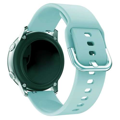 Silicone Strap TYS opaska do smartwatcha zegarka uniwersalna 20mm turkusowy