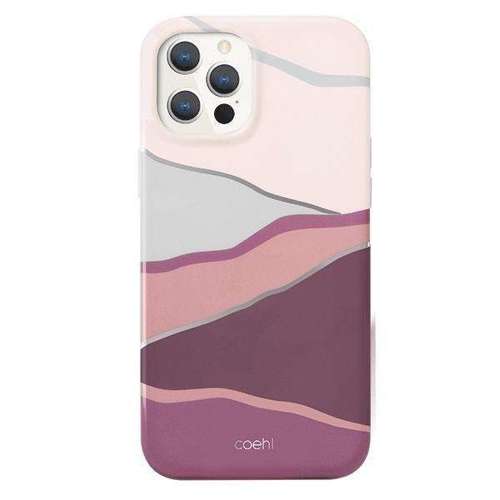 UNIQ etui Coehl Ciel iPhone 12/12 Pro 6,1" różowy/sunset pink