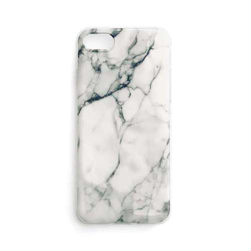 Wozinsky Marble żelowe etui pokrowiec marmur Samsung Galaxy A42 5G biały