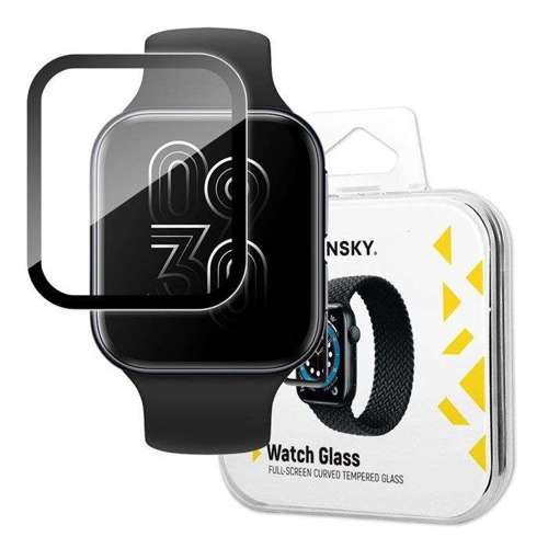 Wozinsky Watch Glass hybrydowe szkło do Oppo Watch 46 mm czarny