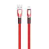 Dudao płaski kabel USB - Lightning 5 A 1 m czerwony (L3PROL red)