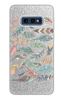 Etui Brokat SHINING piórka kolorowe na Samsung Galaxy S10e