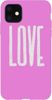 Etui Brokat SHINING różowe LOVE na Apple IPhone 11
