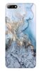 Etui IPAKY Effort błękitny marmur na Huawei Y6 2018 +szkło hartowane