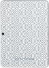 Etui białe wzorki na Samsung Galaxy Tab 4 10.1" T535