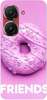 Etui dla przyjaciół friends donut fioletowy na Asus Zenfone 9 \ Zenfone 10