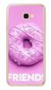 Etui dla przyjaciół friends donut fioletowy na Samsung Galaxy J4 Plus