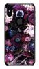 Etui purpurowa kompozycja kwiatowa na Apple iPhone X