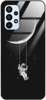 Etui szklane GLASS CASE kosmonauta na huśtawce Samsung Galaxy A23 