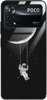 Etui szklane GLASS CASE kosmonauta na huśtawce Xiaomi Poco X4 Pro 5G 