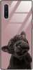 Etui szklane GLASS CASE różowy buldog Samsung Galaxy Note 10 