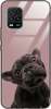 Etui szklane GLASS CASE różowy buldog Xiaomi Mi10 Lite 