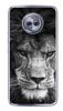 Foto Case Motorola Moto X4 Czarno-biały lew