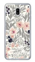 Foto Case Samsung Galaxy J6 Plus szare kwiaty