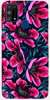 Foto Case Samsung Galaxy M31s różowo czarne kwiaty