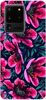 Foto Case Samsung Galaxy S20 Ultra różowo czarne kwiaty